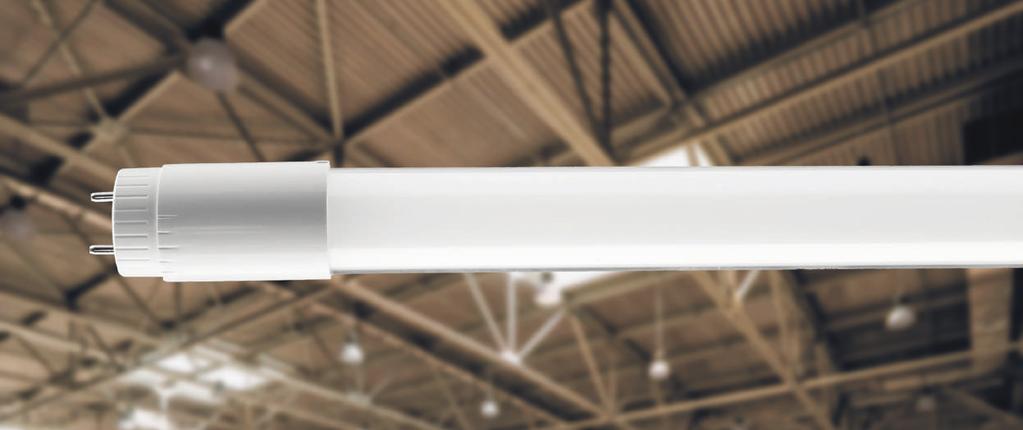 Fénycsövek T8 alumínium A hagyományos T8 fénycsöveket helyettesítő aluminium- és üvegházas LED fénycsövek elérhetőek természetes, melegés hidegfehér ben és négyféle teljesítményben.