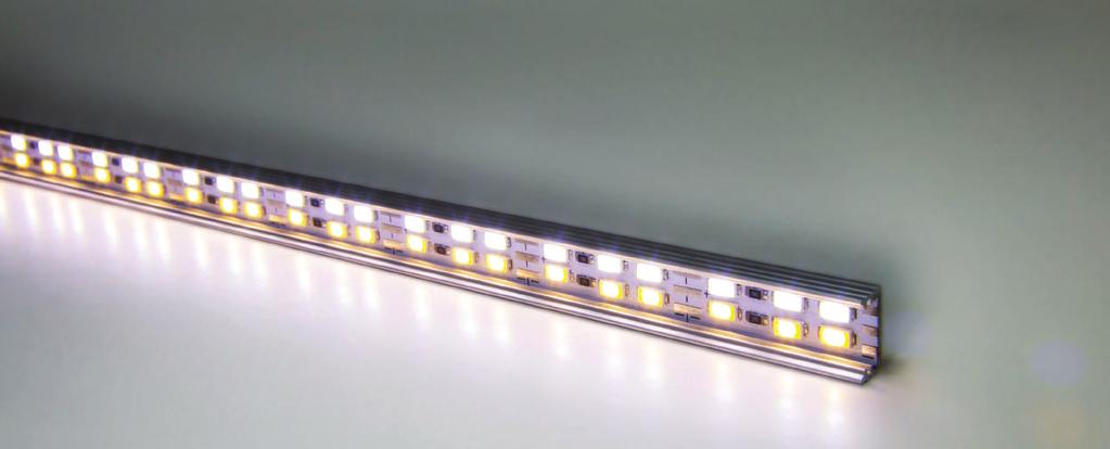 LED szalag alu profil - falon kívüli A LED szalag kiegészítőjeként használható, de akár direkt