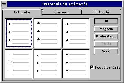 Fejezetek Word for Windows-ból : www.pszfsalgo.hu, : radigyorgy@gmail.com, : 30/644-5111 1. Jelöljük a sorszámozandó illetve felsorolandó szövegtartományt! 2.