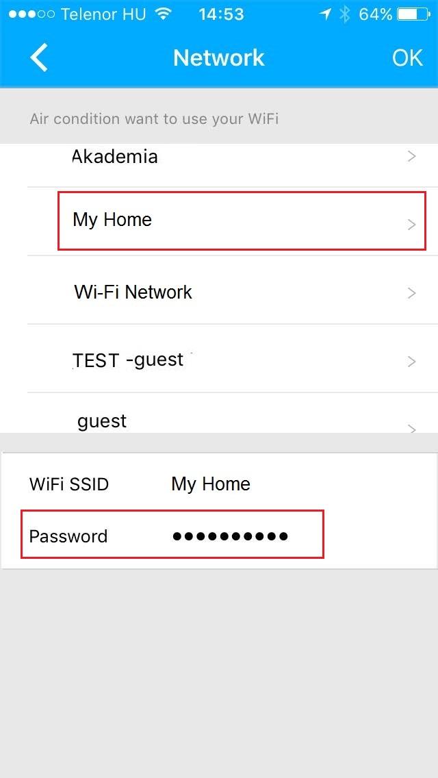 7.5 Android felhasználók (QR kód nélküli módszer) Wifi Hotspot S IM!