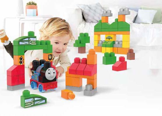 MEGA BLOKS THOMAS ÉS HAROLD MENTŐAKCIÓ SZETT DXH55 M A gyerekek a földön és a