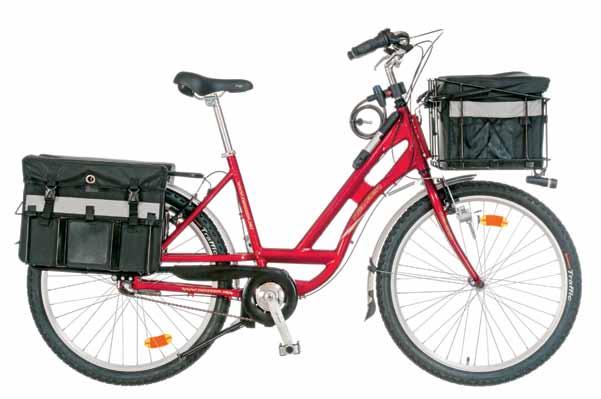 Speciális kerékpárok/utilitiy bikes UNI 3 Postás 26 váz/frame: Alumínium/alloy sebességek/gears: 3 váltók e-h/derailleurs f-r: Shimano Nexus Inter 3 váltókar/shifters: