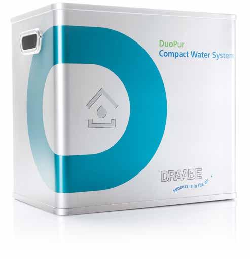 2-AZ-1-BEN RENDSZER DUOPUR A 2-az-1-ben DuoPur rendszer egy készülékként két feladatot lát el: Az integrált vízelőkészítés demineralizálja a vizet, és megtiszítja azt a szennyeződésektől,