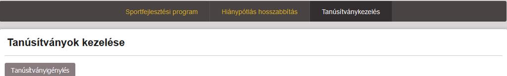 4. A megjelenő ablakban láthatja a szervezet és az igénylő adatait. Ezek az adószám kivételével változtathatók (ha pl.