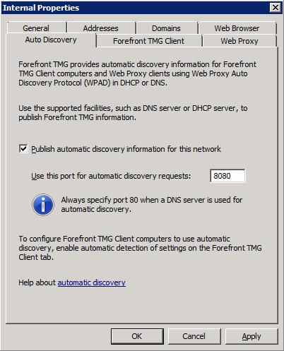 A PROXY SZERVER A WPAD protokoll a Microsoft találmánya, és az IE5 óta használható.
