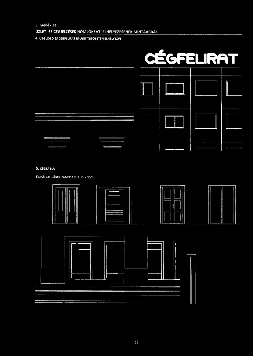 CÉGLOGÓ ÉS CÉGFELIRAT ÉPÜLET TETŐZETÉN