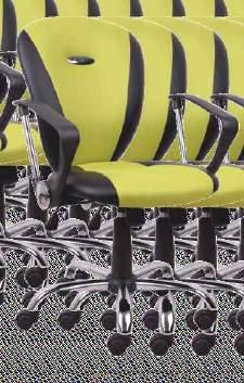 FABRY design irodai szék, szín: szürke, anyaga: szövet + króm,