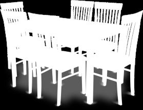 110x70x74 cm wenge+ textilbőr szék és étkezőasztalok, szék változat: