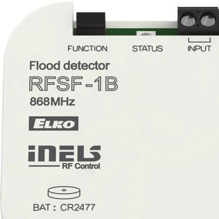 RFSF-1B Vezeték nélküli folyadékérzékelő 60mm 13mm RFSF-1B Felügyeli a vizes helyiségeket, területeket (pl.