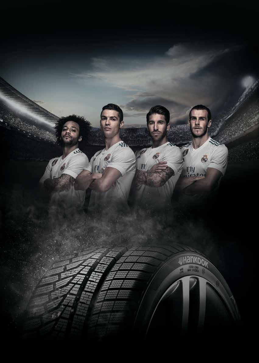 www.hankooktire.com/hu Bízd rá magad az innovációra! Hankook Tire és Real Madrid. Együtt a győzelemért. Bízd rá magad! Hankook Tire Budapest KFT.