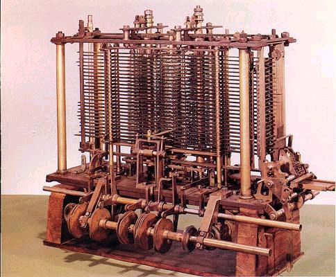 1833-ban a differenciagép elveinek továbbfejlesztésével tervezte meg Babbage az Analytical Engine-t (analitikus gépet).