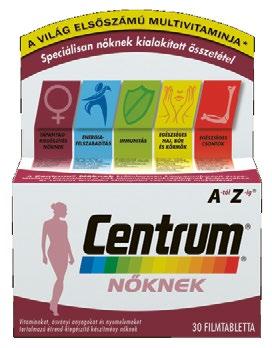 689 Ft helyett (7,6 Ft/db) 49 Ft Centrum Junior multivitamin rágótabletta Vitaminokat, ásványi anyagokat, nyomelemeket tartalmazó készítmény.
