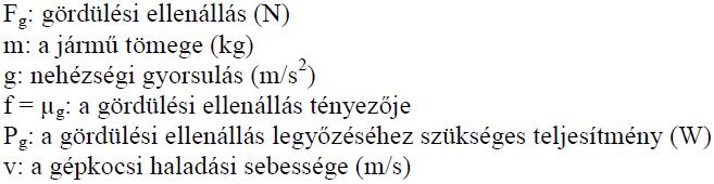 Miből származik a járművek gumiabroncsára ható gördülési ellenállás? A járművekre ható gördülési ellenállás abból származik, hogy gördülés közben a kerék és a talaj is deformálódik.