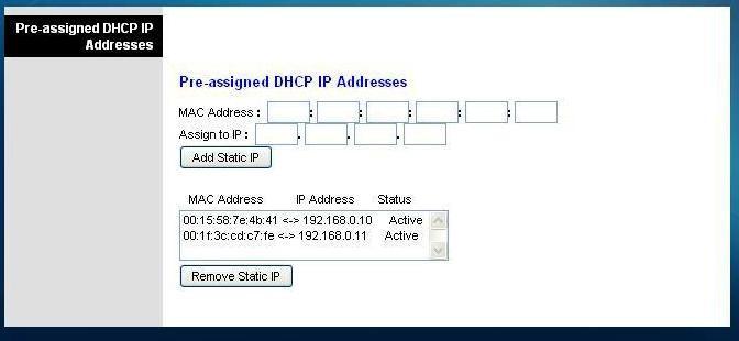 kikapcsolására (Disable) szolgál. A DHCP-kiszolgáló felvételükkor automatikusan IPcímmel látja el az otthoni hálózatba felvett eszközöket.