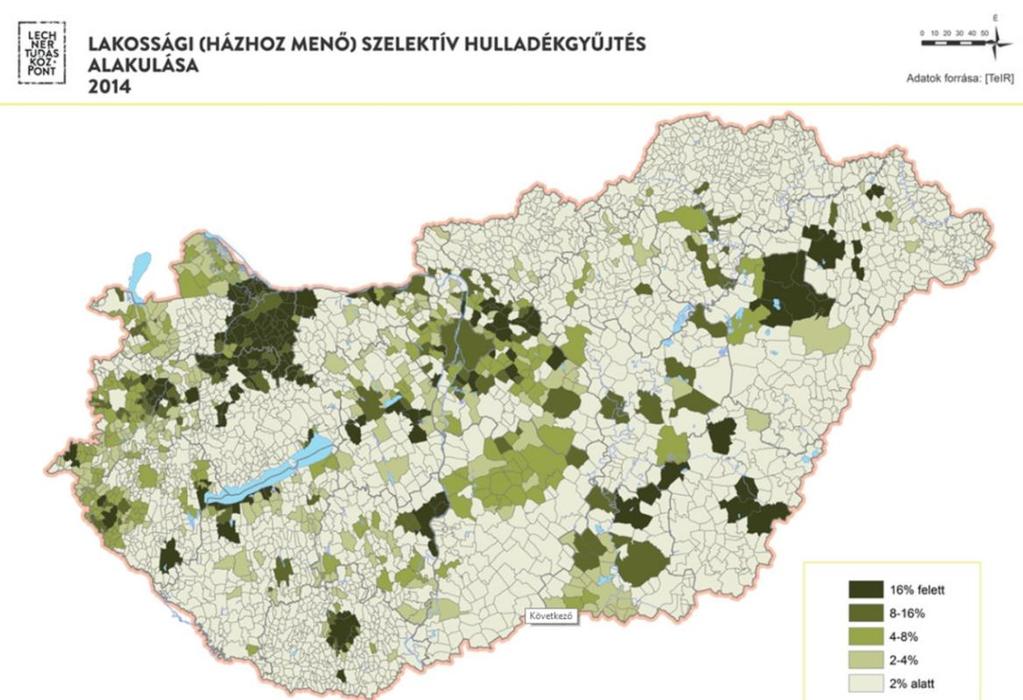 Energiahasznosítás nélküli égetéssel ártalmatlanított hulladékkezelés igen csekély mértékben történik a megyében és az így kezelt hulladék mennyisége 2011 óta folyamatosan csökken. 67 2013.