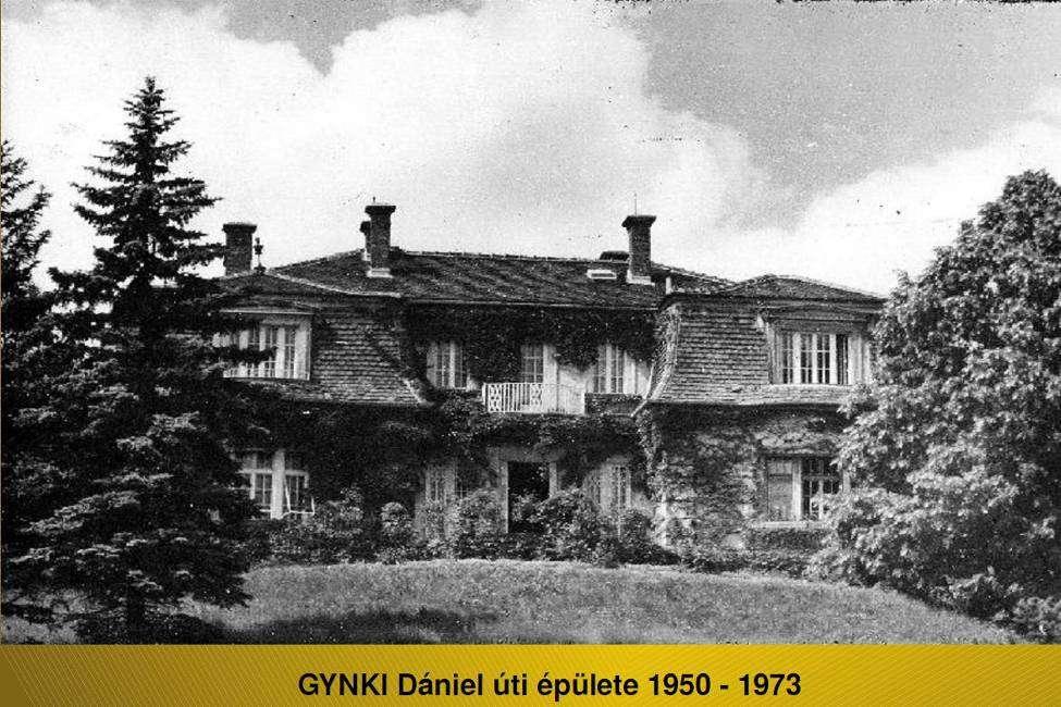 1951-ben a Gyógynövény Kutató Intézet a Dániel úti épületbe költözött és nagy erőfeszítések közepette megkezdődött a működés beindítása