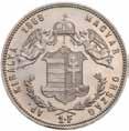 1 Forint 1868 K.B. (Ag) 12,53 g Uncirculated!