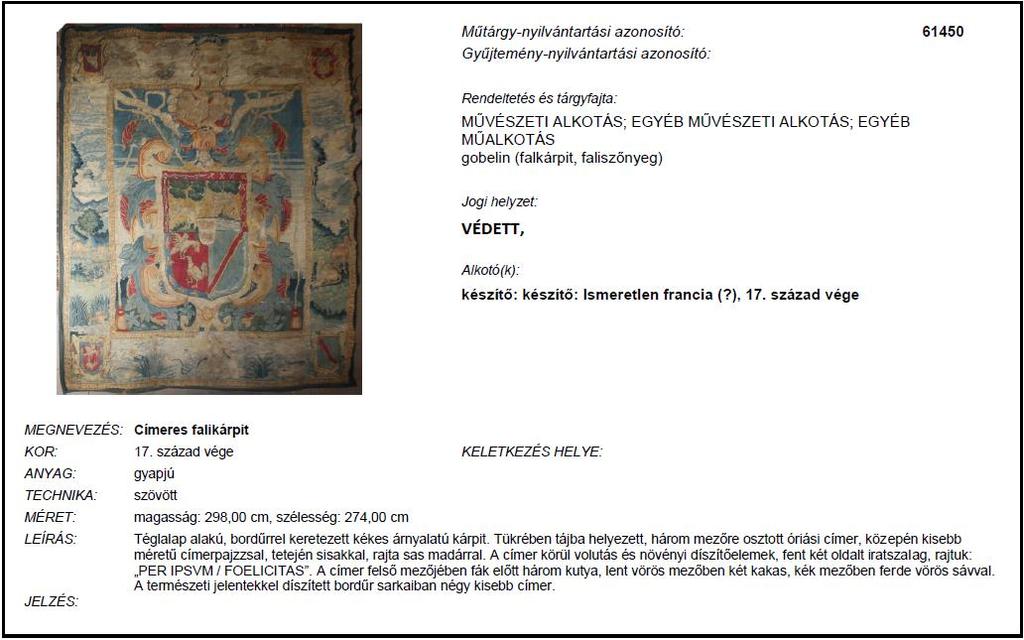 Műtárgyfelügyeleti Iroda felvette a kapcsolatot az érintett német aukciósházzal, ahol a festményt az árverésről azonnal visszavonták.
