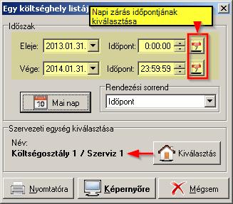 16 PÉNZÜGYI KIMUTATÁSOK A WinPA a postaköltséget tetszőleges időszakra, költséghelyenként tételesen vagy költségosztályonként összesítve tudja kimutatni. (Lásd: 6 Az adatok felépítése) 16.