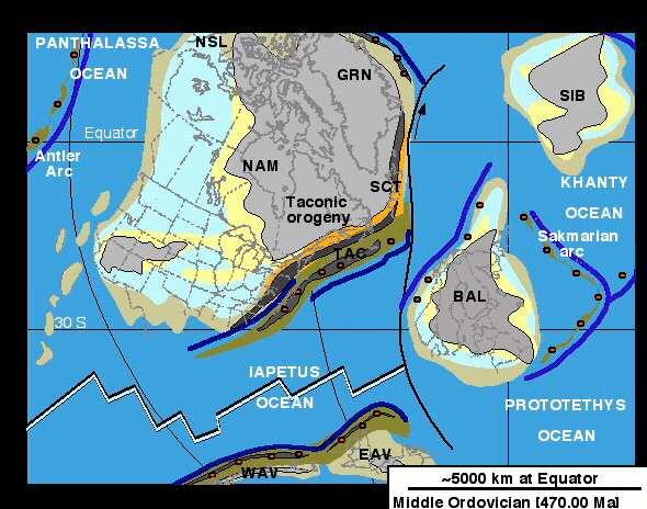 Avalonia (WAV, EAW): riftesedéssel Gondwanáról