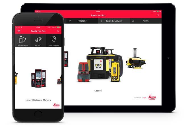 .. Töltse le mobil aklamazásunkat a még kiválóbb Leica Geosystems terméktámogatásért.