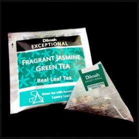 Szálas tea, piramis filterben és aromazárt tasakban Dilmah Exceptional 50x2g g/filter Elegant Earl Grey fekete tea 2 English Breakfast