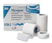 3M Transpore White speciális papír - műanyag alapú ragtapasz A 3M Transpore White speciális papír - műanyag alapanyagú ragtapasz általános használatra orsón.