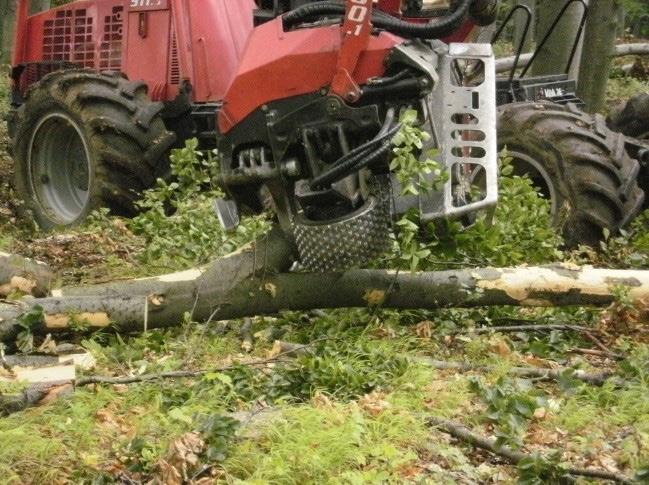 Abban az esetben, ha a vágószerkezet hosszát meghaladó tőátmérőjű (pl.