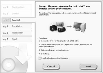 kell arra, hogy a szoftvert egy internetkapcsolattal rendelkező számítógépre telepítse. Helyezze a CD-ROM lemezt a számítógép CD-meghajtójába.