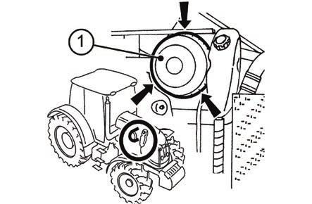 A száraz levegőszűrő (MANN) karbantartása 1. Szerelje le az oldalsó motorburkolatot 2. Lazítsa meg a szűrőház fedelét rőgzítő zárat. 3. Vegye le a szűrőház fedelét.