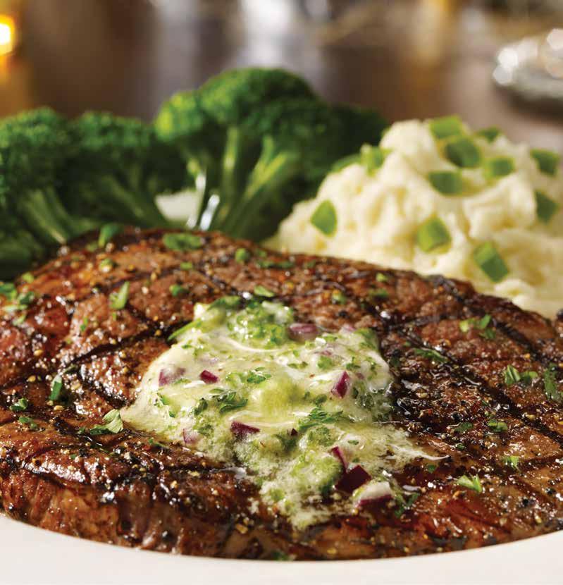 Ribeye Steak STEAKEK NEW YORK STRIP STEAK (300 g) 6890,- A steakek királya. Nagy szakértelemmel fűszerezzük és kívánság szerint átsütve tálaljuk. Két választható körettel és egy szósszal kínáljuk.