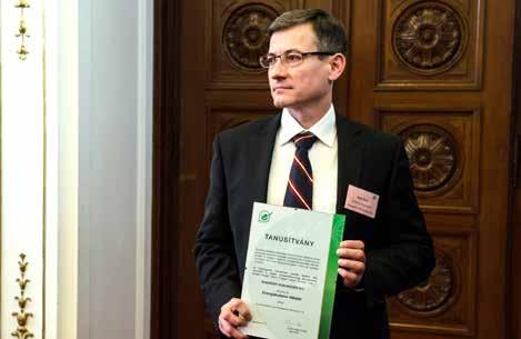 A Nemzetgazdasági Minisztérium Dísztermében megrendezett ünnepélyes díjátadón Glattfelder Béla, a Nemzetgazdasági Minisztérium gazdaságszabályozásért felelős államtitkára mondott köszöntőt, amelyben