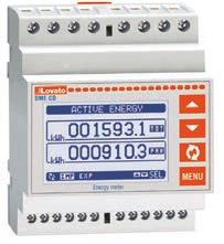 fogyasztásmérő 1 Programozható tranzisztoros kimenettel Multiméter* MID tanúsítvánnyal is elérhető DME D120 T1 63 A-es direkt csatlakozású MID tanúsítvánnyal is elérhető 1 Programozható tranzisztoros