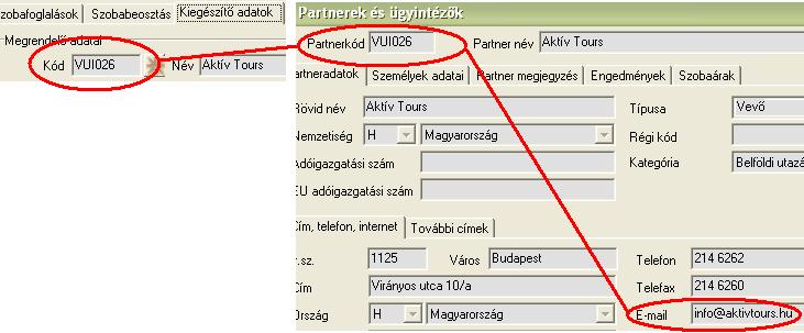 visszaigazolást egyedi információval.
