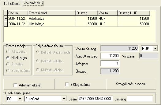 winfro v7.8 Szállodai Front Office A másik gyakran előforduló számlabontást igénylő helyzet, ha az egy szobában lakók egyenlő arányban osztoznak a számlákon.