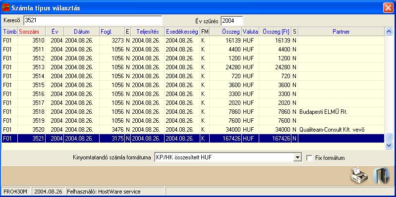Szállodai Front Office winfro v7.8 5.1.10.2.
