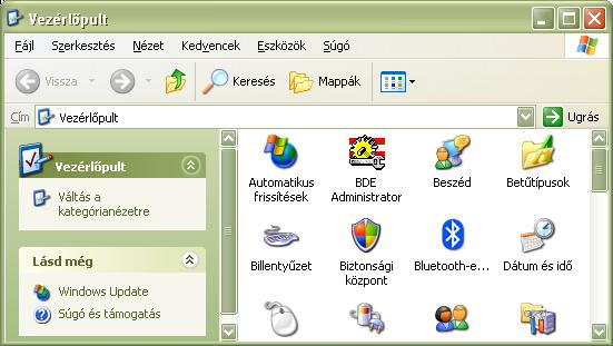 3.2. Beállítások A BDE telepítésével automatikusan beállításra kerül az adatbázis kapcsolat is (HOTDAT alias).