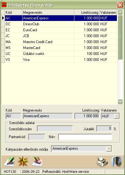 Szállodai Front Office winfro v7.8 3.