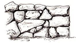 Középkori kő anyagú falazatok ciklopkő falazat Antik, hálós Technológiák: részben komponált