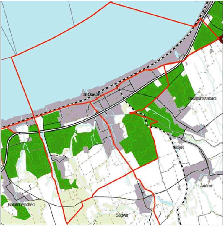 ábra: OTrT Tájképvédelmi szempontból kiemelten kezelendő területek övezete 1.12 12.