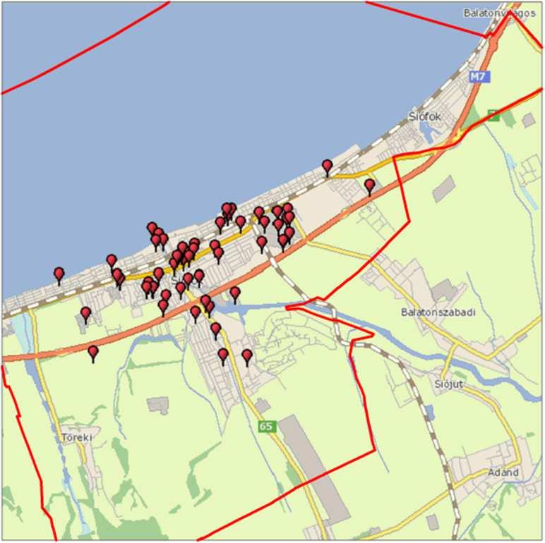 165 1. Siófok Város Önkormányzata Beszédes József Általános Iskola és Városi Kollégiuma (8600 Siófok Szépvölgyi u. 2.) Sió Eckes Kft Gyümölcslégyártó üzem (8600 Siófok Május 1 U. 61.