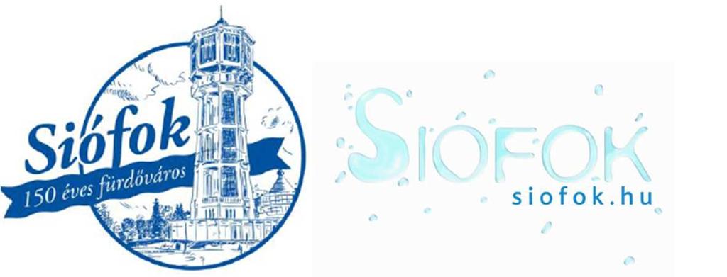 65 1.7-21. ábra: A Siófoki Fürdőegylet egyik logója a víztoronnyal, illetve a város turisztikai logója Forrás: Siófoki Fürdőegylet, 2015.