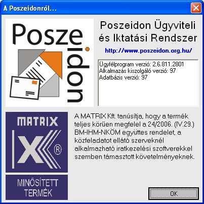 Poszeidonról 4. Felületek funkcionalitásai A POSZEIDON felületei általában 3 fı részre tagolódnak.