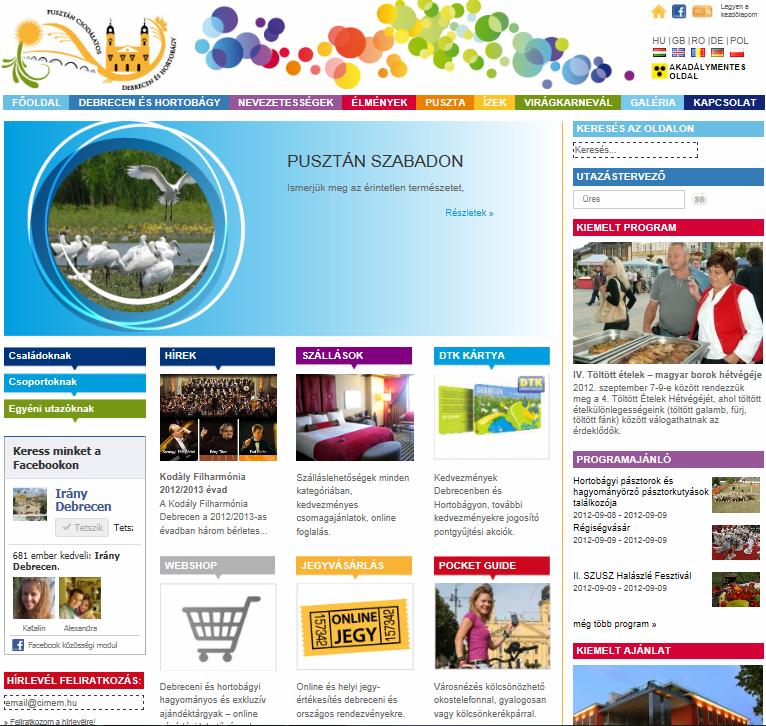 Az iranydebrecen.hu, illetve a gotodebrecen.com weboldalak az új arculati elemek mentén megújultak és új funkciókkal bővültek.