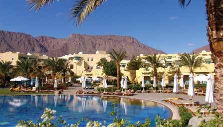 EGYIPTOM / TABA MARRIOTT TABA HEIGHTS www.marriott.com Fekvése: A szálloda közvetlenül a Vörös-tenger partján fekszik, csodálatos hegyek ölelésében, Tabától kb.