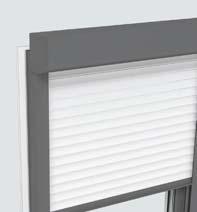 Kapcsolt szárnyú ablak Raffstore fényirányítással és anélkül G80 standard kilincs műanyag, műanyag/alumínium és