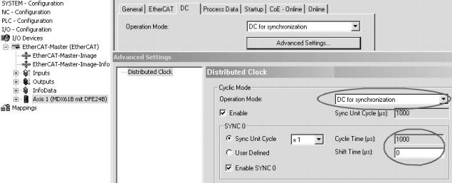 Motion Control EtherCAT hálózaton keresztül TwinCAT példa I 0 8 8.4 