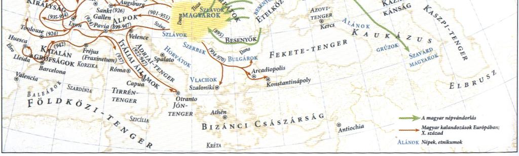 Végül pedig a besenyő támadás következtében a magyarok beköltöztek a Kárpát-medencébe. 59 Makk 2009, 50. Fodor István 2009-ben publikált összefoglalójában úgy foglalt állást, hogy a magyarság a Kr. e.