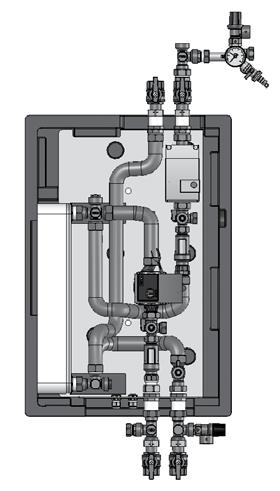 S M L XL XXL Hőcserélős szolár állomások 03 Solar XL Hőcserélő - szolár állomások akár 40 m 2 napkollektor felületre Két keringtető szivattyú (DN 15, EL 130 mm) csatlakozó kábellel; két áramlási