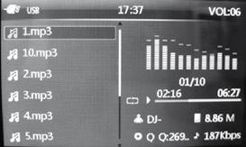 Režim USB Mod USB Režim USB-a 3 SD